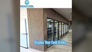 Ψύκτη προβολής σούπερ μάρκετ για μπύρα & ποτά